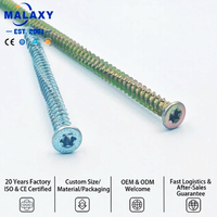Vis à béton et maçonnerie Torx allemandes, type haute-basse, zinguées et traitées thermiquement, de l'usine Malaxy Source
