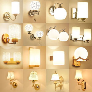 Lampada da <span class=keywords><strong>parete</strong></span> <span class=keywords><strong>a</strong></span> LED in vetro AC85-265V caldo bianco camera da letto comodino soggiorno <span class=keywords><strong>interno</strong></span> lampada da <span class=keywords><strong>parete</strong></span> oro nero per interni - Product Image 5