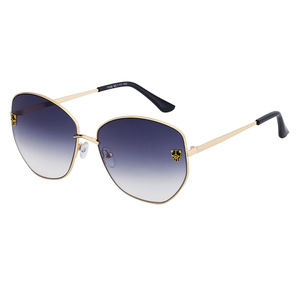 Gafas de Sol Extra Grandes a la Moda Hechas a Medida para Mujer, Estilo Ojo de Gato, Montura Cuadrada con Cabeza de Leopardo, Protección UV400, Estilo Instagram - Product Image 5