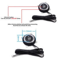 Alarme universelle APP pour voiture Système d'arrêt et de démarrage automatique Démarreur à distance avec bouton d'allumage du moteur pour kit d'entrée sans clé de voiture