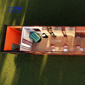 China Prefab Desmontable 20 pies Casa de contenedores 40 pies Modular Living Mobile Tiny Homes Prefabricado Portátil Plegable <span class=keywords><strong>Cabinas</strong></span> de oficina - Product Image 6