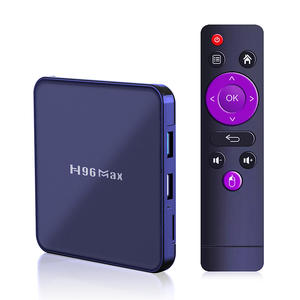 Box TV 4K Prix bas H96 Max V12 Smart Android <span class=keywords><strong>12</strong></span> Dual Band Wifi 2gb 16gb H96 Max 64gb Digital Android Tv Box - Product Image 1