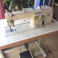 Machine à coudre industrielle d'occasion JUKI-DDL-900A à point noué, entraînement direct, 650 points/min, épaisseur de couture 12 mm