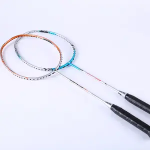 wholesale high quality 4u top brand full carbon lingmei badminton racket
