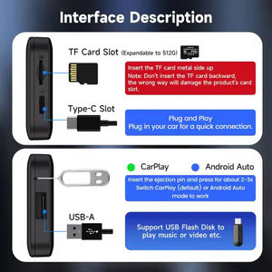 Dongle inalámbrico Ai Box 32Gb hasta 512Gb Magicbox Carplay Android Auto <span class=keywords><strong>Smart</strong></span> Box Youtube <span class=keywords><strong>Iptv</strong></span> para Audi Apple - Product Image 3