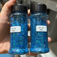 Pot de paillettes épaisses de 2 oz pour l'artisanat et le bricolage