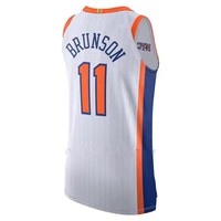 Baju kaus basket pria bordir kualitas terbaik, baju olahraga basket pria baru 11 Jalen Brunson Biru AS Amerika baru
