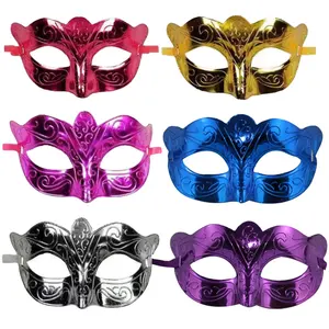 10pcs per pack Halloween Party Half Face Masquerade Patriotic Carnival Decoration Butterfly Mask, pack of 10