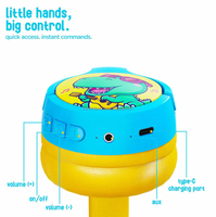 Écouteurs pour enfants et tout-petits 85db pour la maison et les voyages, écouteurs sans fil supra-auriculaires pour enfants avec haut-parleurs et micro