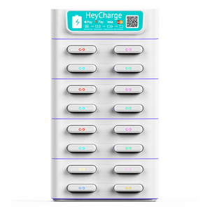 <span class=keywords><strong>HeyCharge</strong></span> CYD-008 Weiß 32/43 Zoll Digital Signage Display Verleihstation Powerbank mit hoher Kapazität 4G/3G/2G Netzwerkanschluss Tragbar - Product Image 5