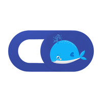 Couverture de webcam d'animaux marins de dessin animé-Protecteur de caméra amusant et ludique, téléphone portable/ordinateur portable/ordinateur avec logo personnalisé Oem