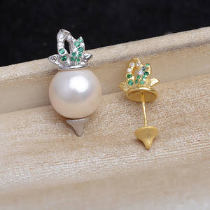 Pendentif Panier de Fleurs en Argent S925 Wenchi, Plateau Vide pour Perles Perforées, Charm Unique pour Femme (10-12 mm), Modèle 14053, Référence 5680 - Product Image 1