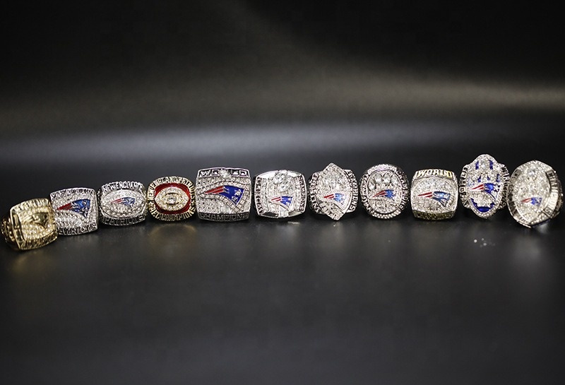 New England Patriots Ring Set - 11pcs Championship Rings