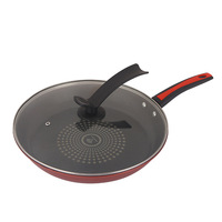 Nouvelle Poêle Antiadhésive en Acier Carbone avec Couvercle en Verre, Compatible Four et Tous Types de Cuisinières, Idéale pour Œufs, Crêpes, Steaks et Plus Encore