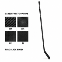 Bâtons de hockey personnalisés de haute qualité avec logo, en fibre de carbone, plusieurs spécifications de lame (SR, JR, INT) pour les acheteurs en gros