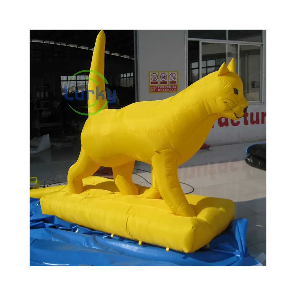광고 만화 맞춤형 공장 가격 풍선 장난감 노란색 고양이 판매