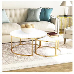 Скандинавский кованый железный мраморный журнальный столик черного и золотого цвета журнальный столик с подставкой - Product Image 6