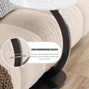 Mesa de Centro Pequeña Italiana Popular en Internet, Mesa Auxiliar Compacta para Sala de Estar, Mesa de Noche para Dormitorio - Product Image 2
