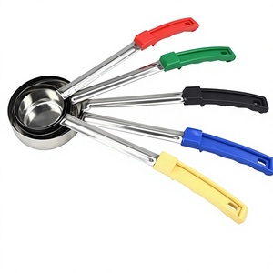 Wholesaler 8oz Restaurant and Kitchen <b>Measuring</b> Serving Ladle Stainless Steel Portion Control Serving <b>Spoons</b> For Serving Cooking - Product Image 1
