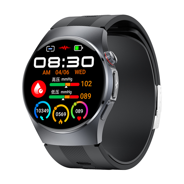 OEM ECG Smart Watch Air Pump JL7013A7 Chip Heart Rate Sensor Blood Pressure Analysis AI Voice Assistant Answer Call AMOLED 1.56