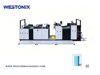 WESTONIX Système de laminage à froid multifonctionnel entièrement automatique et haute vitesse pour matériaux plastiques/papiers destinés à l'alimentation
