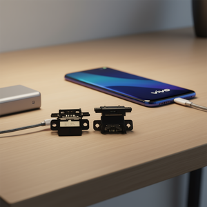 Adaptador y conector CC47 tipo C para cable de carga de alta velocidad para teléfono Vivo X20 - Product Image 3