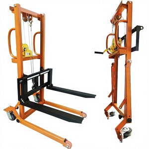 משאית פלטפורמת הרמה ידנית מתקפלת להעמסה ופריקה, משאית מיני ביתית עם עגלה ידנית - Product Image 1