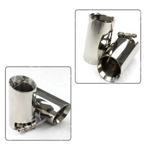 Preço de Fábrica Acessórios de Carro Ponteiras de Silenciador em Aço Inoxidável Tubo de Escape com Saída Dupla Tipo Y - Product Image 6