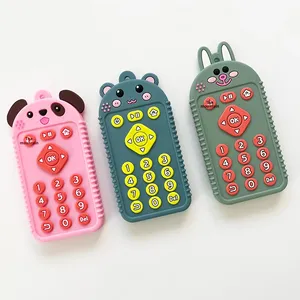 Mordedor de silicona de calidad alimentaria que calma el dolor de dentición y alivia el malestar <span class=keywords><strong>para</strong></span> bebés de 0 a 24 meses, juguete <span class=keywords><strong>para</strong></span> comer <span class=keywords><strong>para</strong></span> la dentición de los niños - Product Image 2