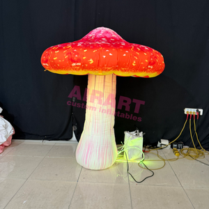 Ballon décoratif gonflable en forme de <span class=keywords><strong>champignon</strong></span> pour festival de musique, accessoires de scène gonflables, éclairage LED, <span class=keywords><strong>champignon</strong></span> gonflable - Product Image 1