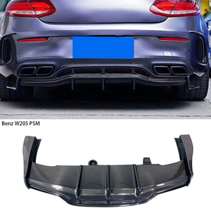 ดิฟฟิวเซอร์หลังคาร์บอนไฟเบอร์ทรง PSM สำหรับรถยนต์ C-Class W205 4 ประตู ปี 2015-2021 - Product Image 2