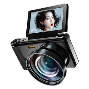 Caméra numérique A65 CCD 4K avec filtres rétro, écran rabattable de 3,0 pouces, 2000 mAh, enregistrement longue durée, <span class=keywords><strong>time</strong></span>-<span class=keywords><strong>lapse</strong></span>, caméra vidéo ultra, vlog, voyage - Product Image 1