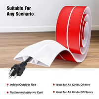Kit de protection souple haute performance en caoutchouc, silicone et PVC auto-adhésif pour câbles et cordons de sol
