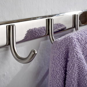 อุปกรณ์ห้องน้ำสแตนเลสสตีลติดผนังเสื้อผ้า Robe <span class=keywords><strong>Hook</strong></span> สำหรับห้องน้ำ - Product Image 2