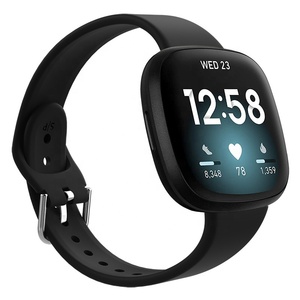 Bracelet de <span class=keywords><strong>montre</strong></span> en Silicone souple pour <span class=keywords><strong>Fitbit</strong></span> Versa 3 <span class=keywords><strong>Sense</strong></span> Smart Watch 2020 - Product Image 4