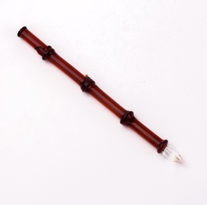 Stylo à trempette en verre fantaisie de style ancien stylo Signature soufflé à l'encre liquide pour l'écriture emballé dans une boîte cadeau - Product Image 3