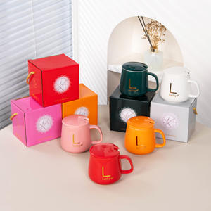 DD2187 Juego de Tazas de Porcelana de Lujo con Logotipo Personalizado, Caja de Regalo para San Valentín o Bodas, Recuerdo Empresarial, Taza de Café de Cerámica Ecológica - Product Image 3