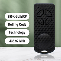 Télécommande de porte de garage à code roulant 4 boutons 250K SLIMRP 250T 4RP 250K SLIMR, ouvre-porte de garage 433,92 MHz