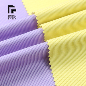 Tissu côtelé teint 2*2 résistant à l'abrasion pour T-shirts, débardeurs et <span class=keywords><strong>sous</strong></span>-vêtements en tricot élastique Spandex pour femmes, garçons, filles et hommes - Product Image 4