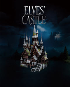 Modèle de puzzle en métal 3D <span class=keywords><strong>Piececool</strong></span> Château des Elfs, kit de montage DIY, cadeau éducatif de collection décoratif de qualité supérieure pour adultes et adolescents - Product Image 5