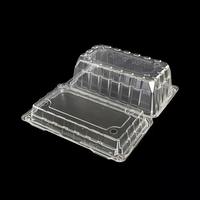 Emballage blister transparent à clapet jetable recyclable personnalisé en PET pour les industries alimentaires des fruits, du raisin et des fraises