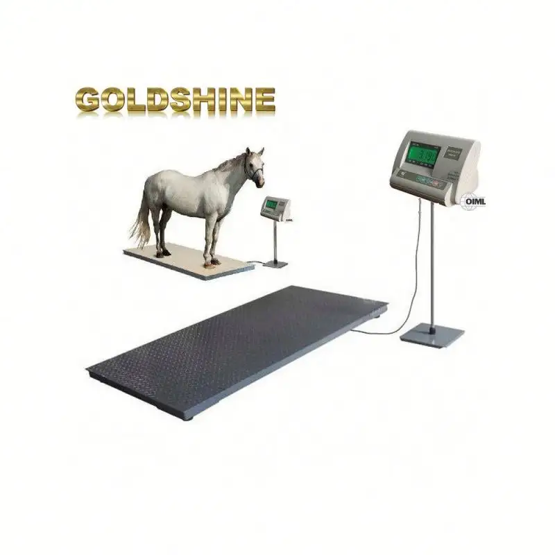 Per gli ovini e veterinaria pavimento di alta qualità da compagnia Bovini di Pesatura Animale cavallo portatile scala 60kg cane scale