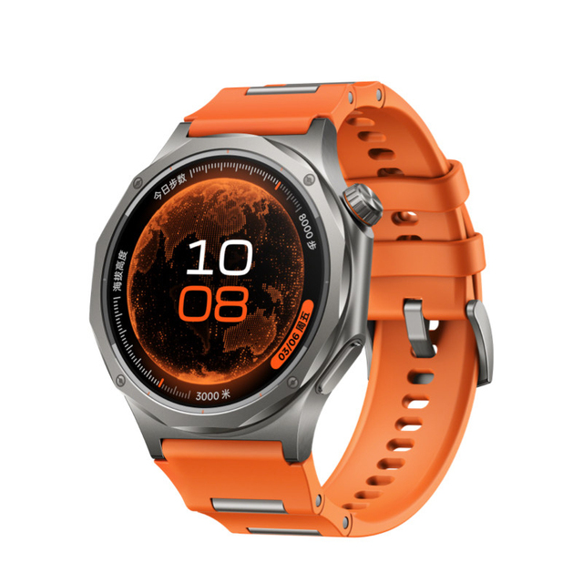 2026 New OP PO Watch X3 1.5'' 466x466 Amoled 646mAh Battery Snap Dragon W5 Gen 1 Round Shape 5ATM Waterproof Outdoor Smart Watch