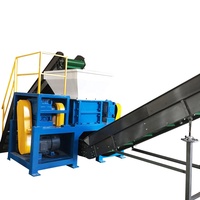 Broyeur à double arbre en plastique Sevenstars GL800, modèle 300-500 kg/h, pour paniers et fûts en plastique usagés, à vendre