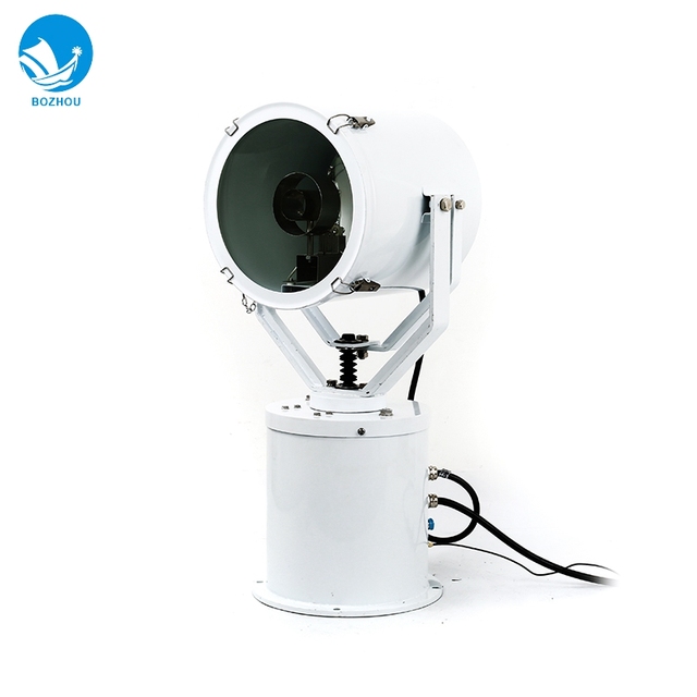 Search Light TG27A Stainless Steel Waterproof 1000w Marine Outdoor Searchlight Remote Control Rotating Halogen Search Light