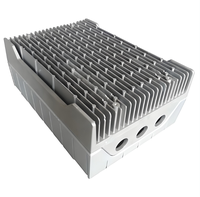 Boîtier industriel personnalisé pour contrôleur de trottinette électrique, en aluminium, usiné par moulage sous pression en alliage d'aluminium, pièces en aluminium coulé