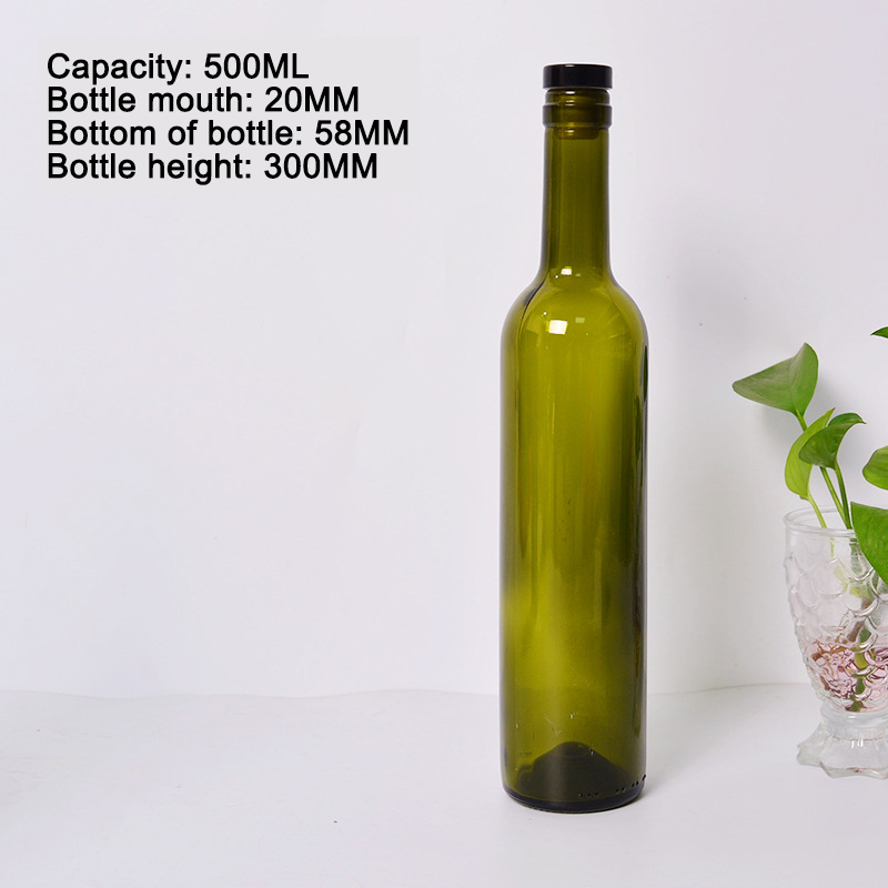 green glass  bottle