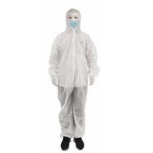 Tuta Protettiva Monouso Impermeabile Antistatica di Sicurezza SMS Traspirante per Uso in Laboratorio e Camera Bianca Vendita all'Ingrosso - Product Image 6