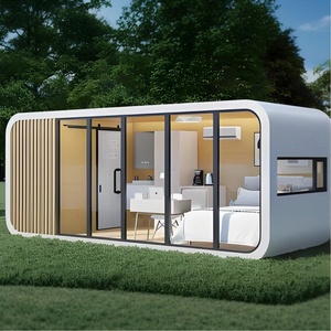 Táo hiện đại Cabin ngủ container nhà cho dân cư sử dụng-sunrooms kính nhà cho khách sạn căn hộ nghiêng mái đúc - Product Image 1