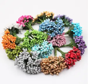 Wholesale Artificial Miniature sprig Berry Bunch For Gift Bag Favor box decorations